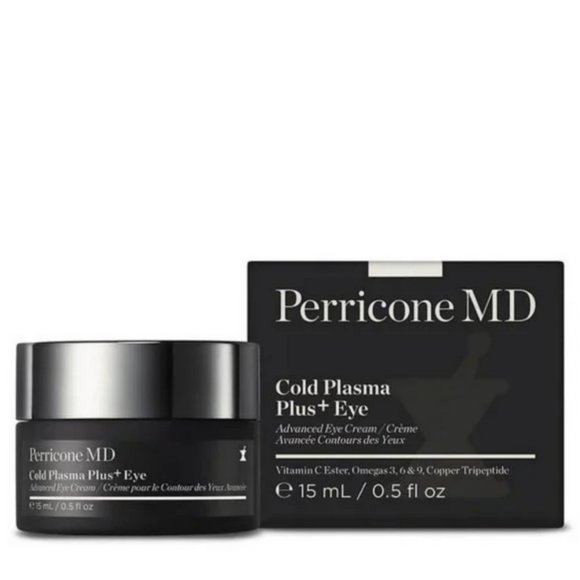 Perricone MD Cold Plasma Plus+ Eye Advanced Eye Cream - Dark Circles Puffiness - Picture 1 of 5